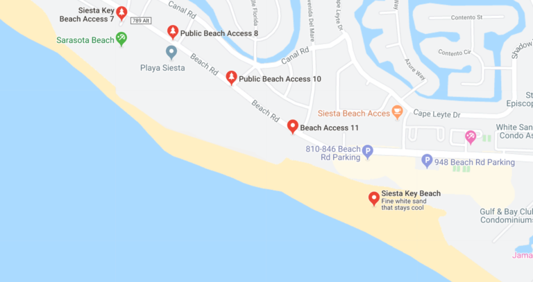 Siesta Key Public Beach Access Points - Know Before You Go - Best ...